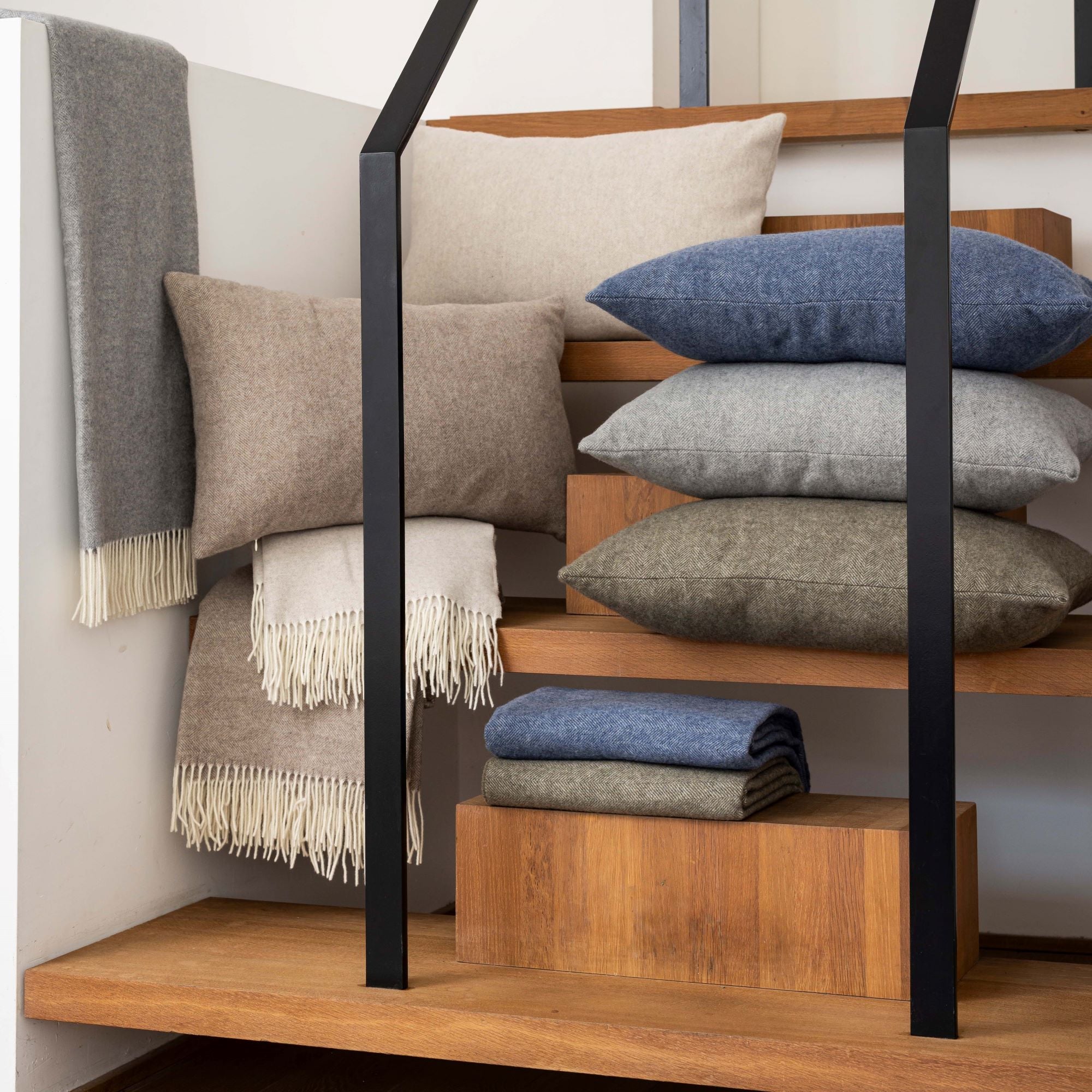 Plaid in Lana Merino & Cashmere "Carina"