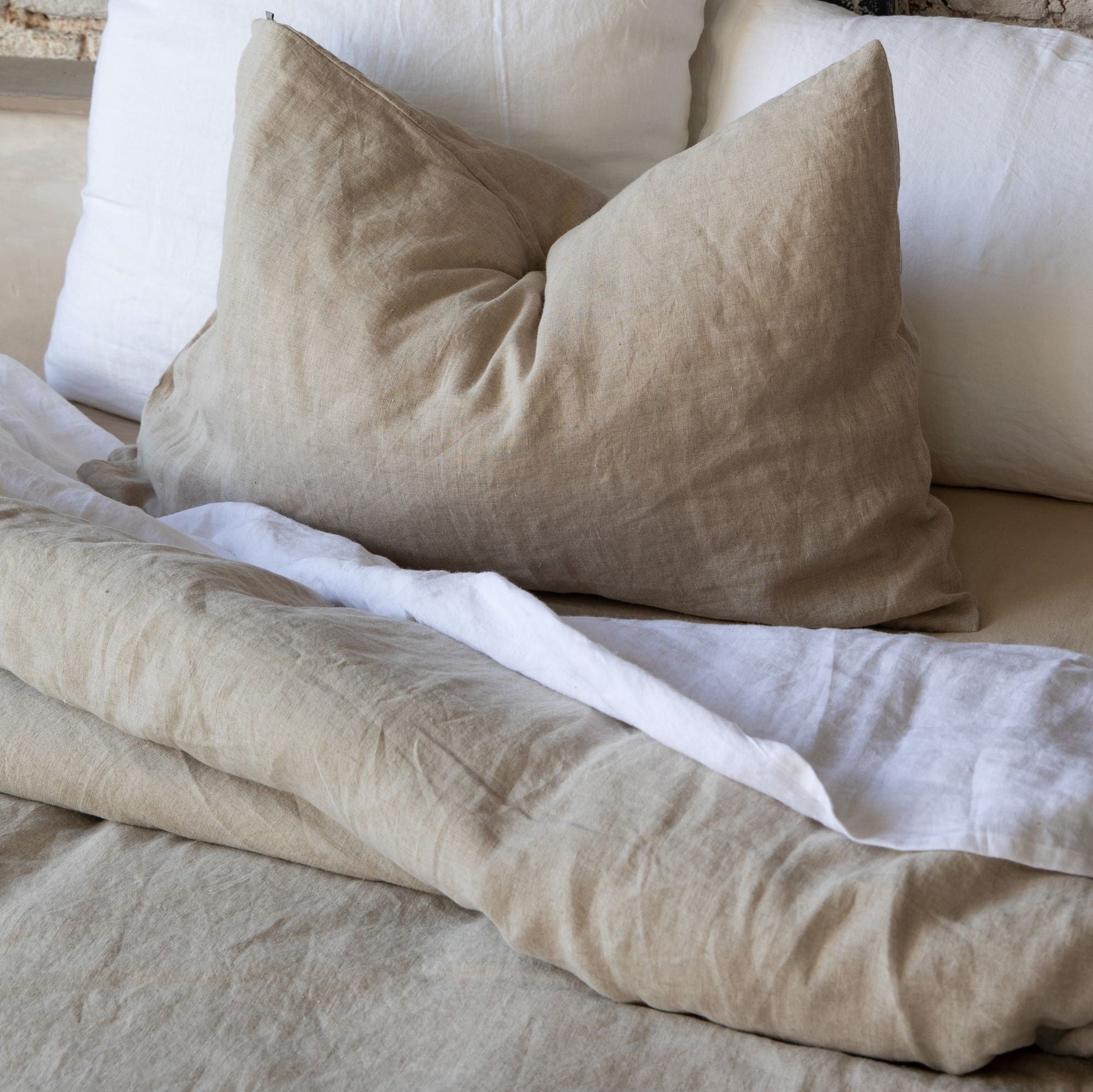 Completo Copripiumino Puro Lino