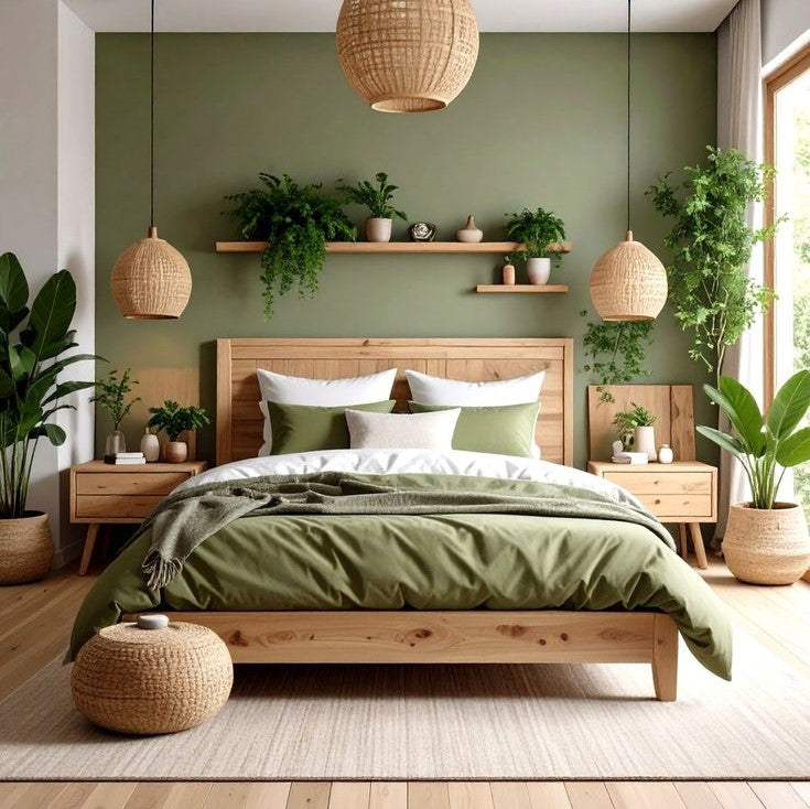 Parure Copripiumino Verde