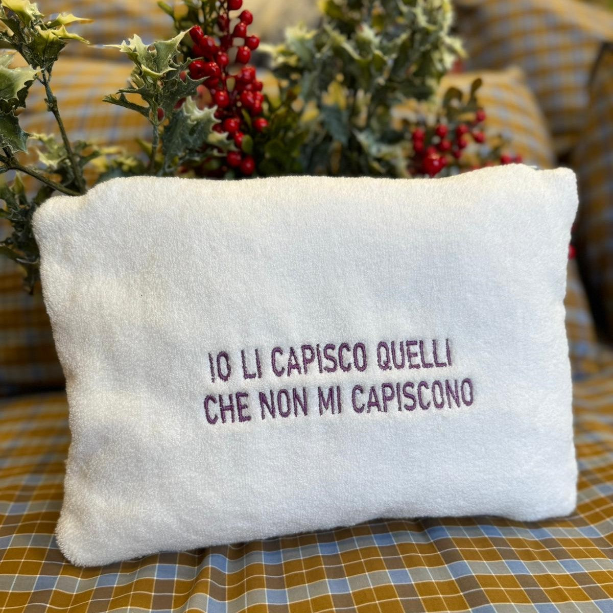 Pochette in Spugna con Frase