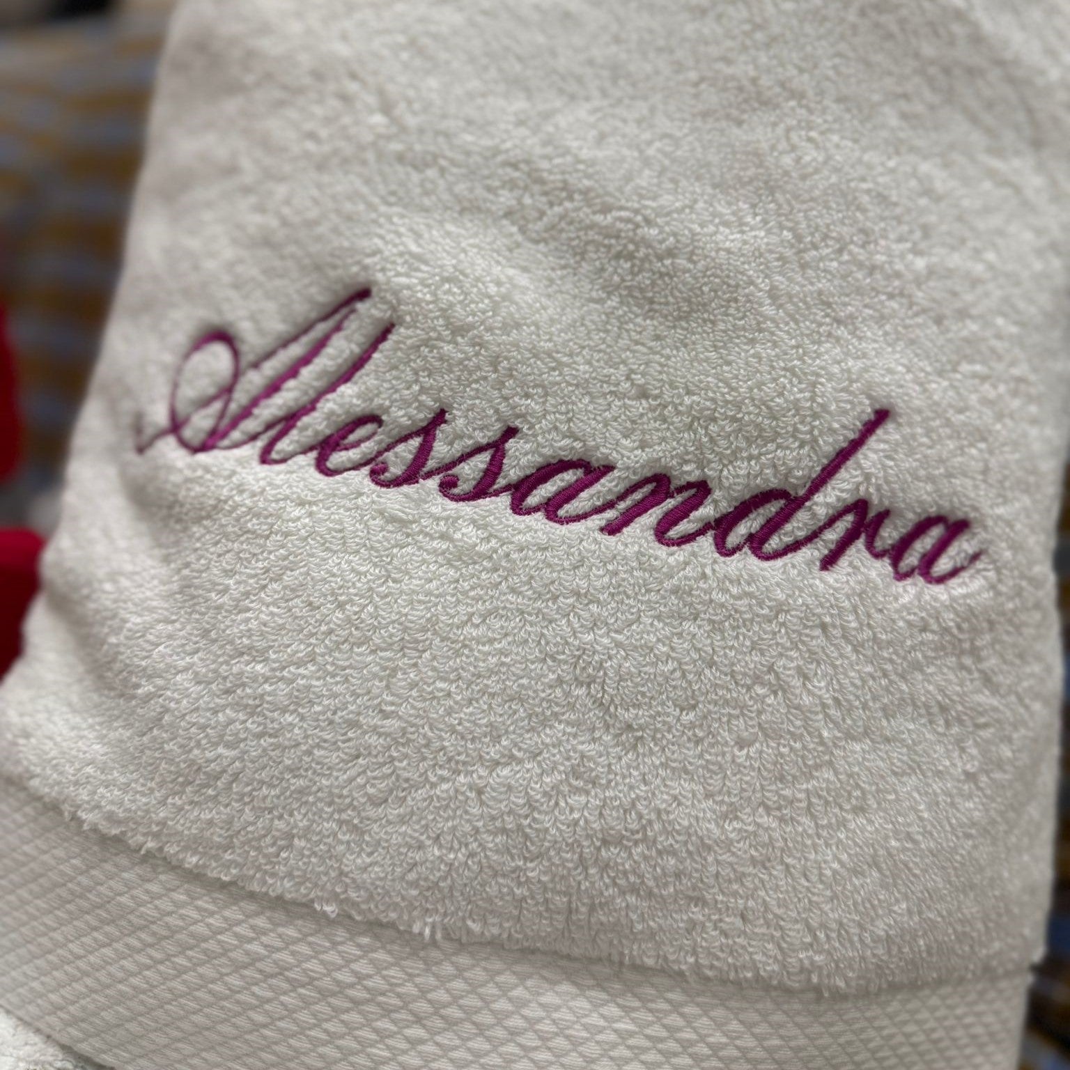 Telo in Spugna con Nome