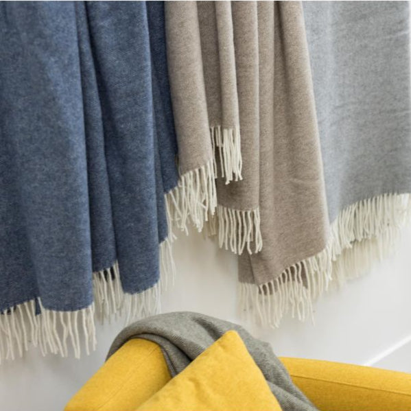 Plaid in Lana Merino & Cashmere "Carina"