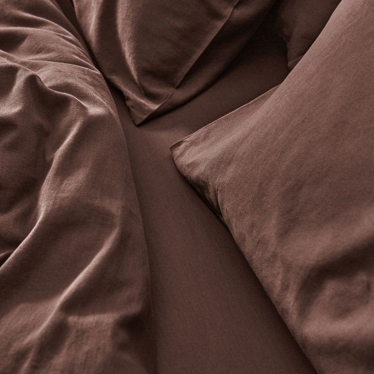 Completo Letto in Rasetello Cacao