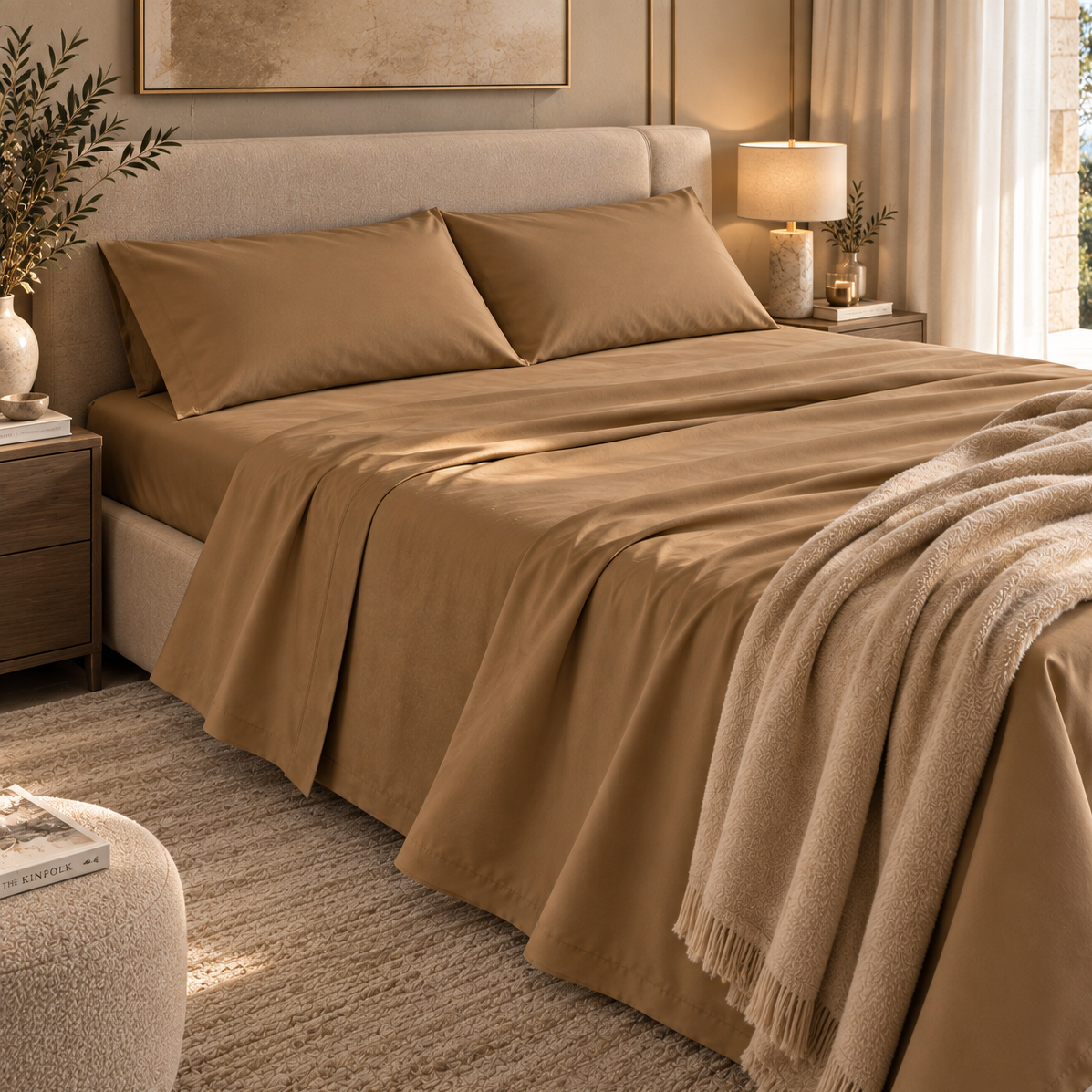 Completo Letto Rasatello Cromia