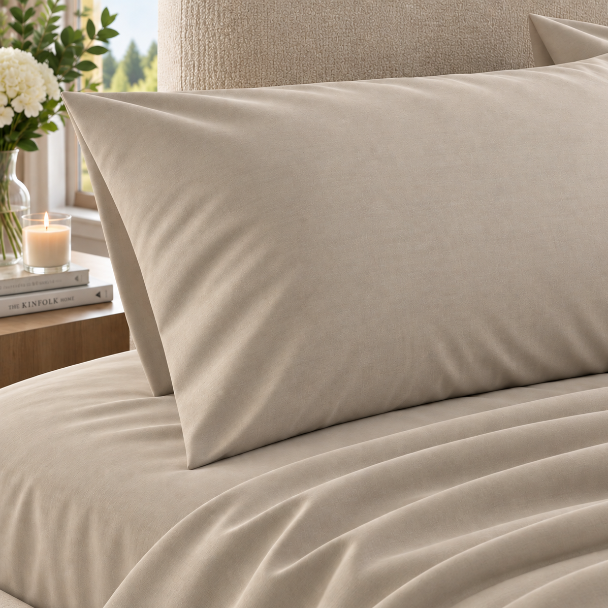 Completo Letto Rasatello Cromia