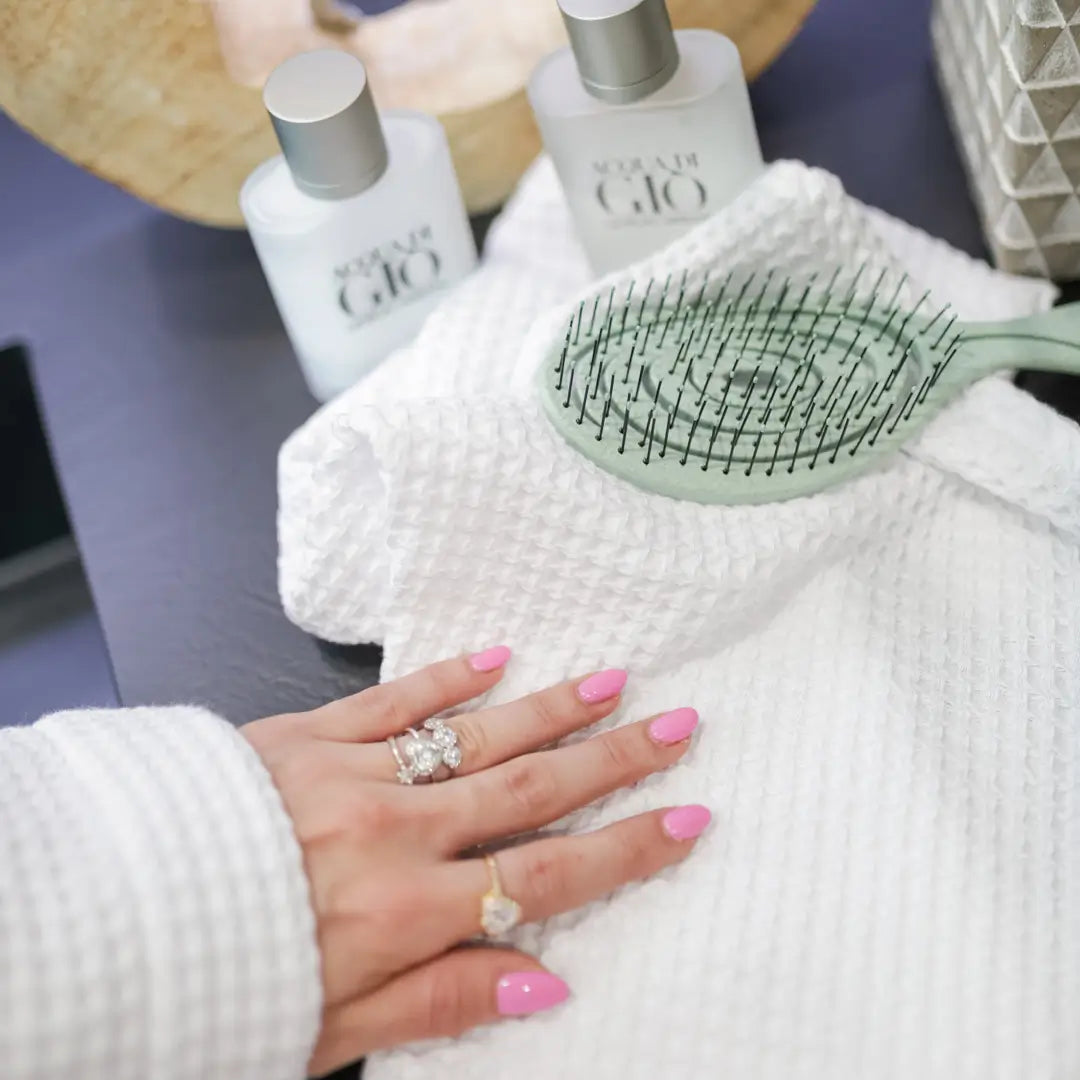 Coppia di Asciugamani Nido d'Ape