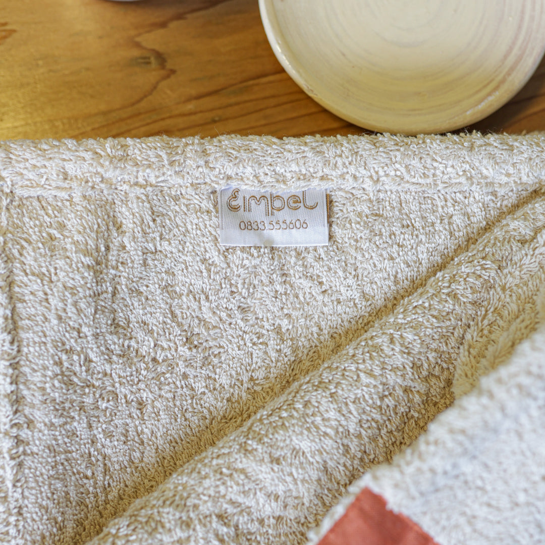 Coppia Spugna Bordo Lino Aragosta