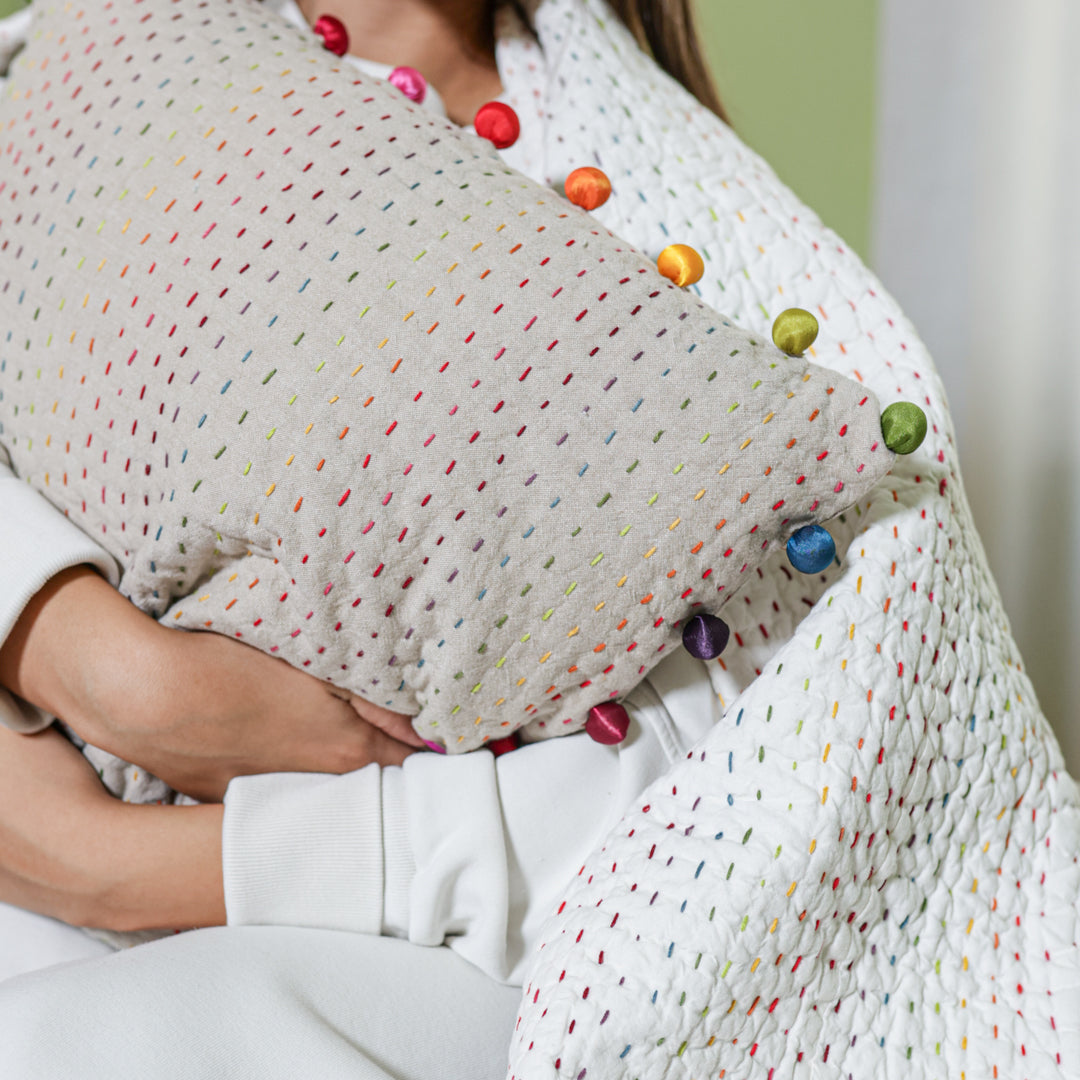 Coperta Pon-Pon Double Face