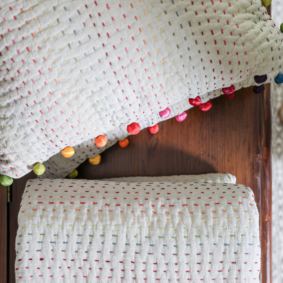 Coperta Pon-Pon Double Face