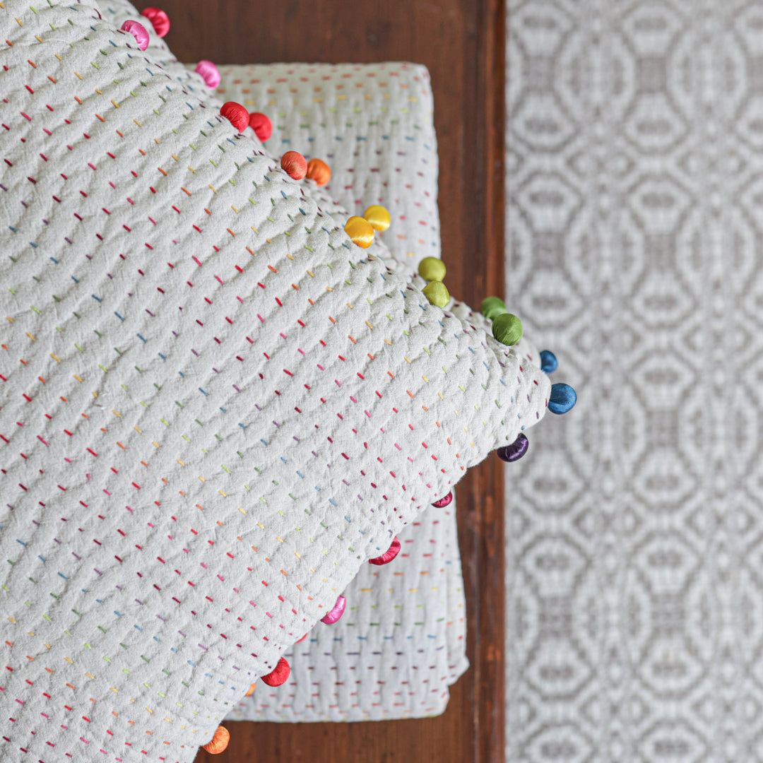 Coperta Pon-Pon Double Face