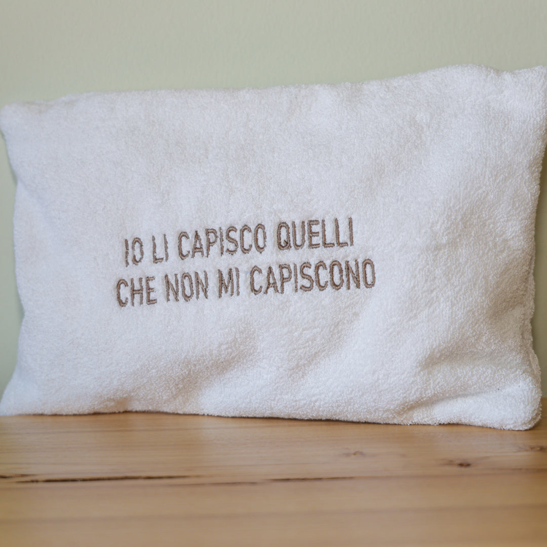 POCHETTE SPUGNA CON FRASE