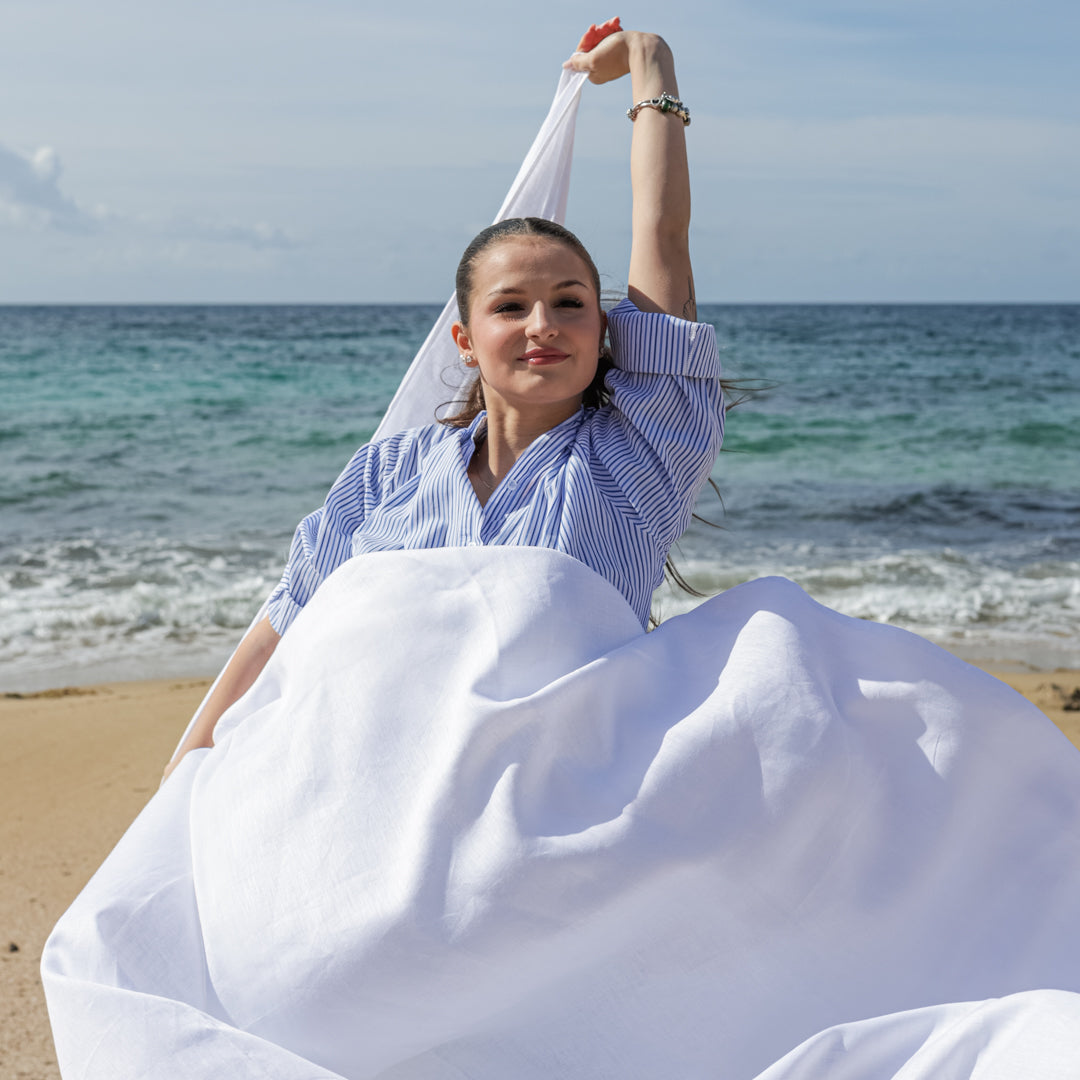 Completo Letto in Puro Lino