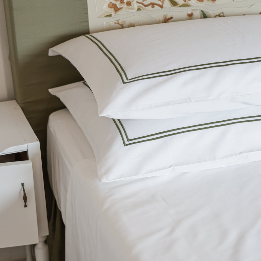 Completo Letto in Rasatello - Doppio Bourdon