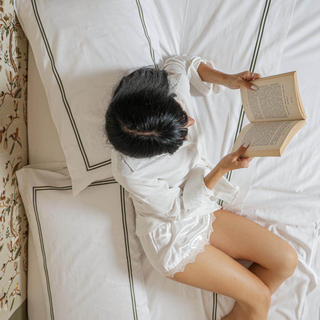 Completo Letto in Rasatello - Doppio Bourdon