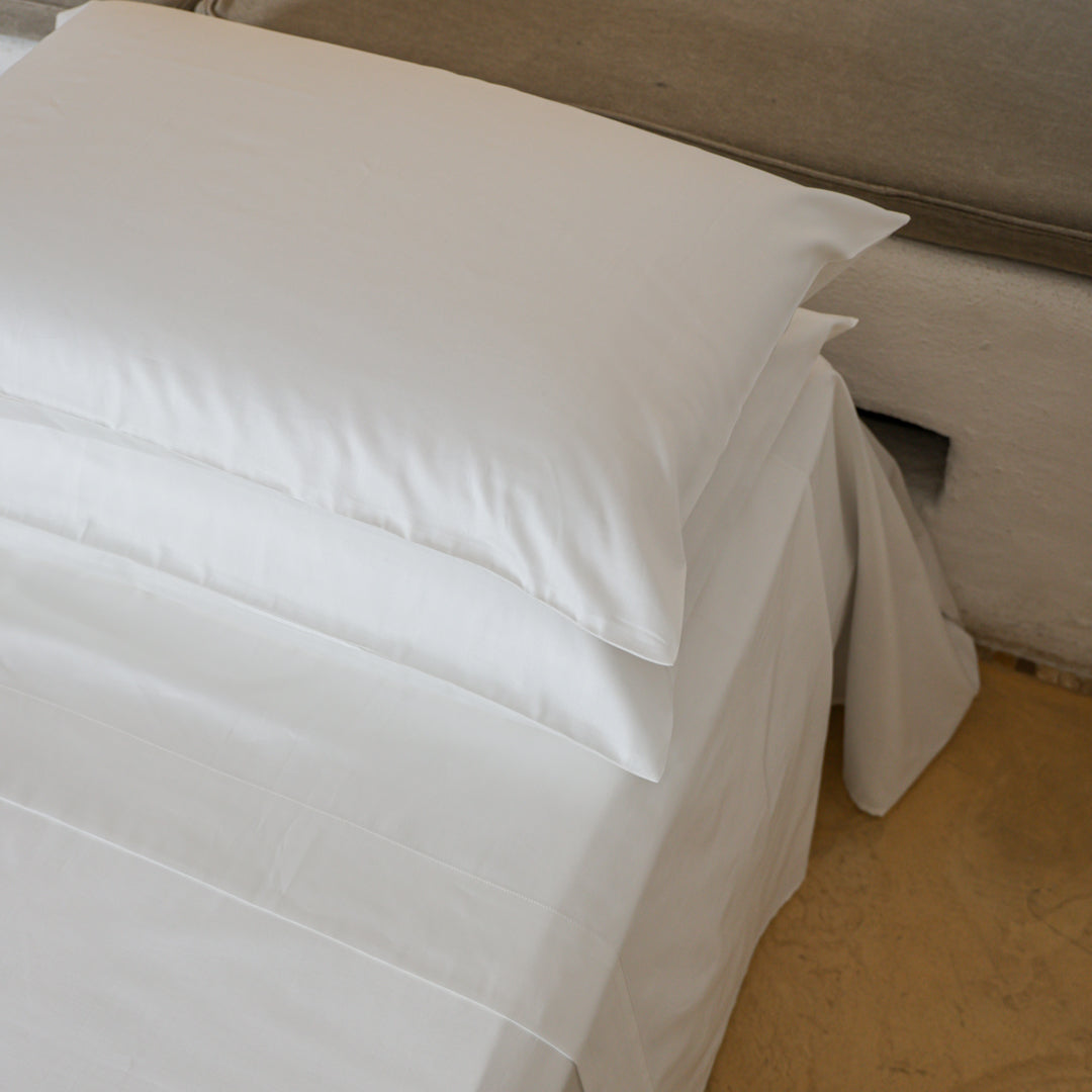 Completo Letto in Rasatello - Latte