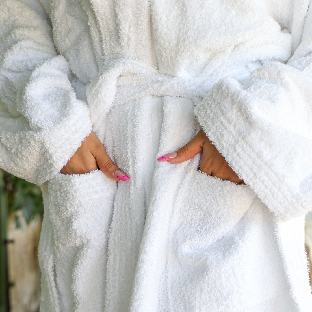 Accappatoio Classico Sciallato in Cotone