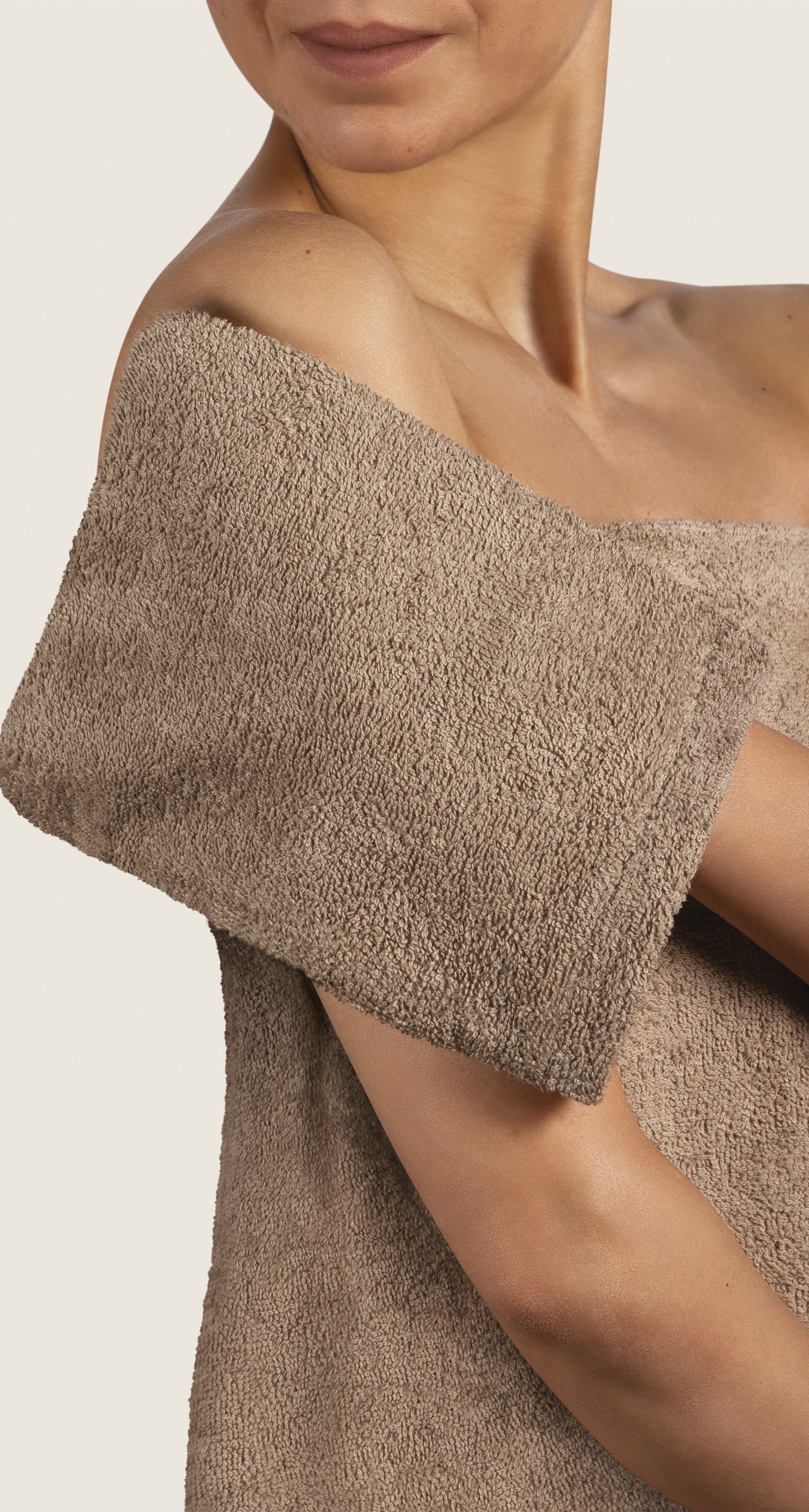 Manopola Asciugamano in Cotone - Linea "Benessere"