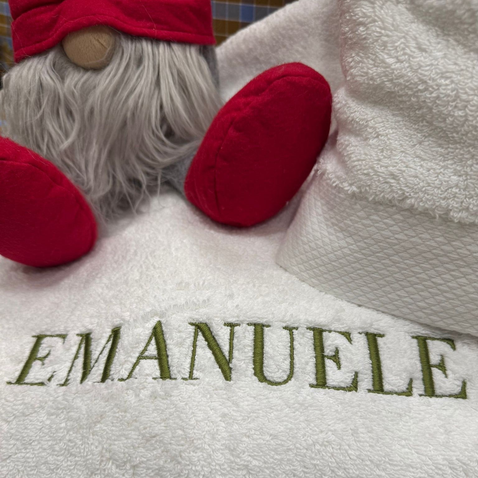 Telo in Spugna con Nome